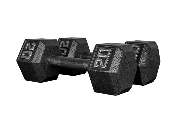 六角噴塑啞鈴20